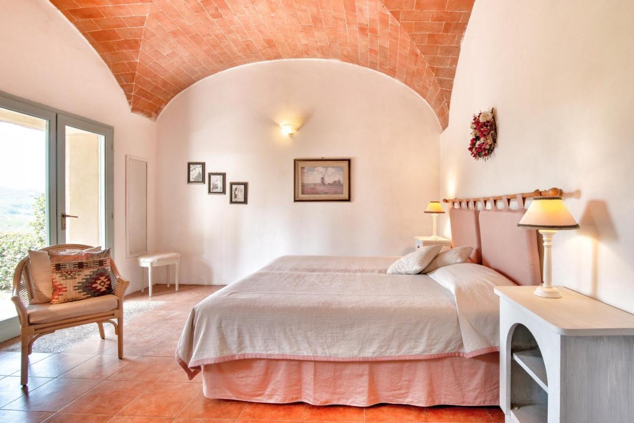 Appartamenti Villa La Fonte Сан-Джиминьяно Экстерьер фото